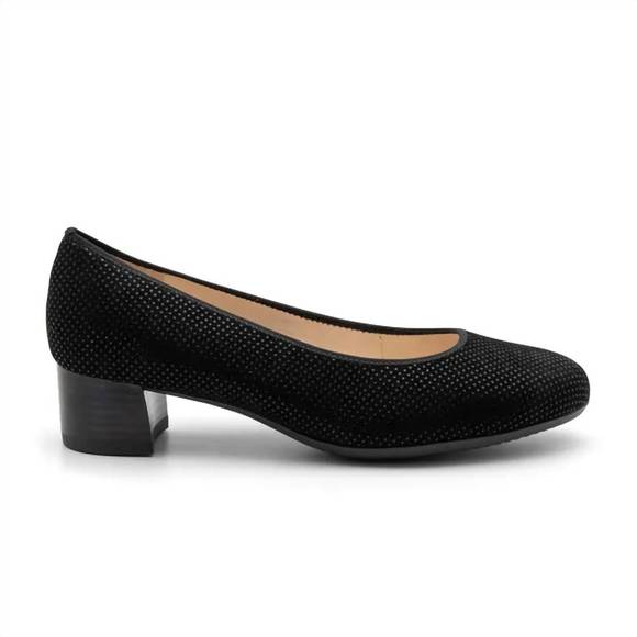 NEW ARA women's vivian pump - wide in black puntikid - Picture 3 of 7
